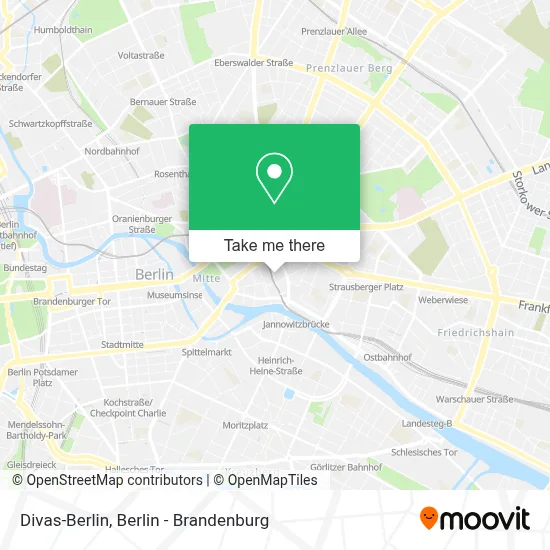 Divas-Berlin map