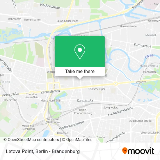 Letova Point map