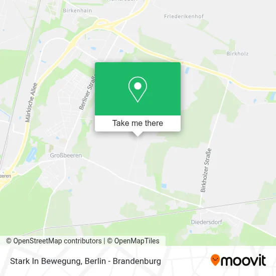 Stark In Bewegung map