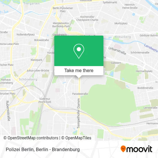 Polizei Berlin map