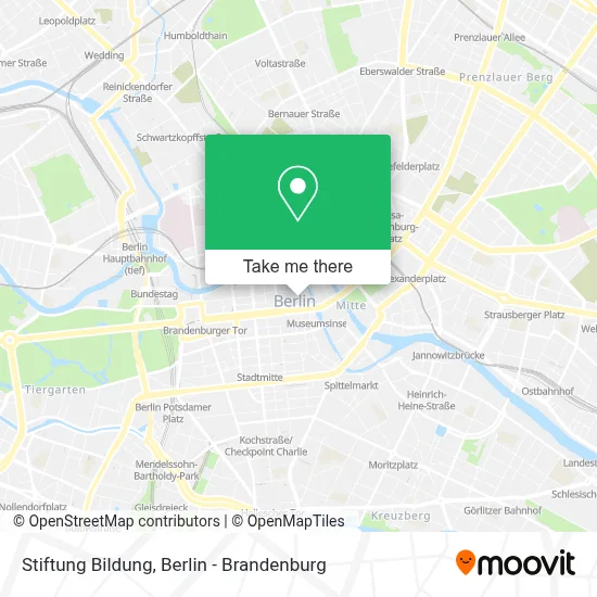 Stiftung Bildung map