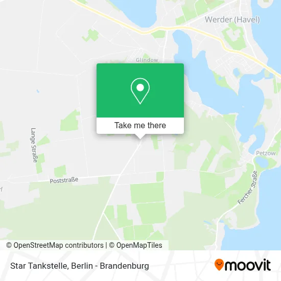 Star Tankstelle map