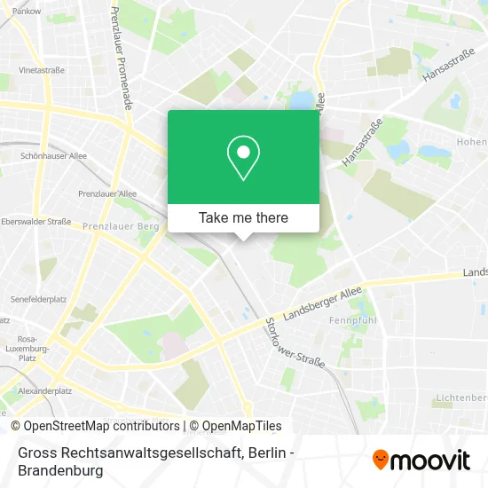 Gross Rechtsanwaltsgesellschaft map