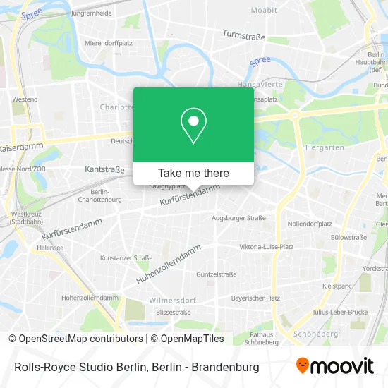 Rolls-Royce Studio Berlin map
