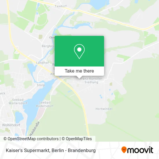 Kaiser's Supermarkt map