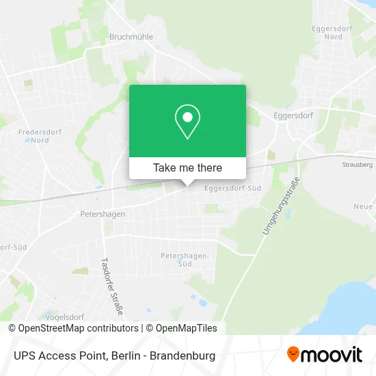 Ups Access Point map
