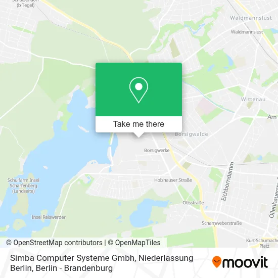 Simba Computer Systeme Gmbh, Niederlassung Berlin map