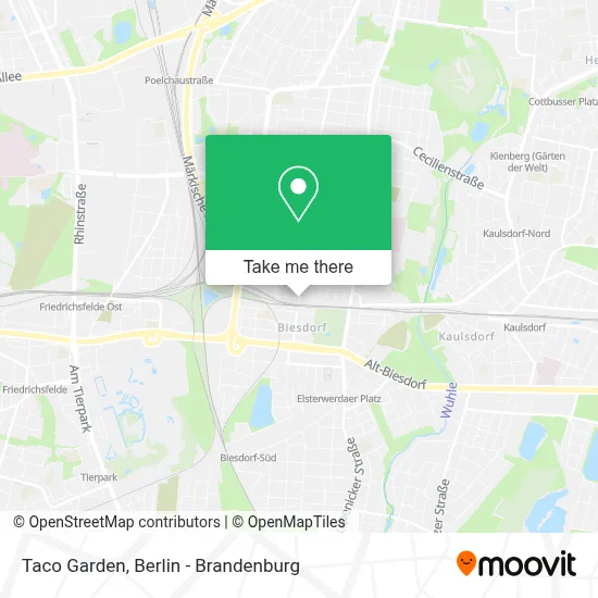 Taco Garden map
