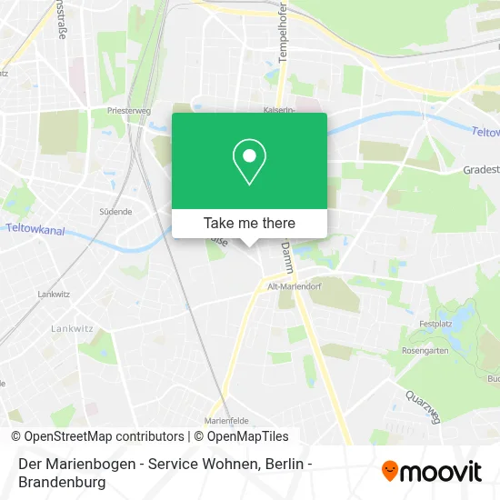 Der Marienbogen - Service Wohnen map