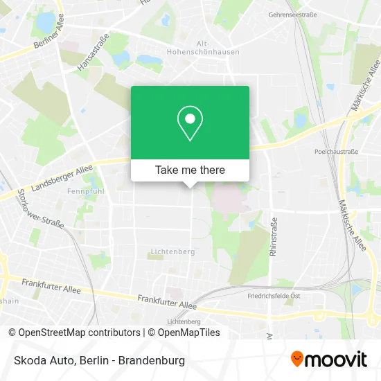 Skoda Auto map