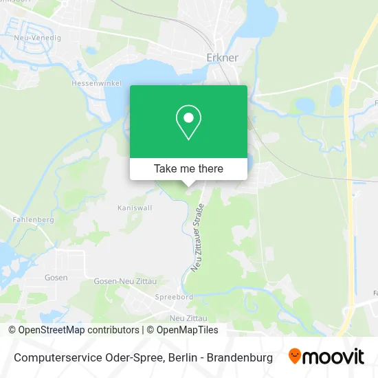 Computerservice Oder-Spree map