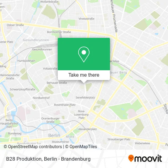 B28 Produktion map