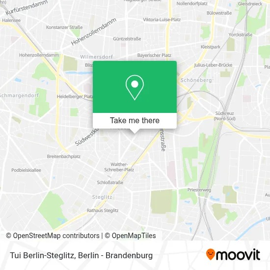 Tui Berlin-Steglitz map