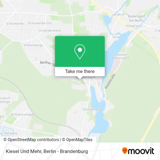 Kiesel Und Mehr map