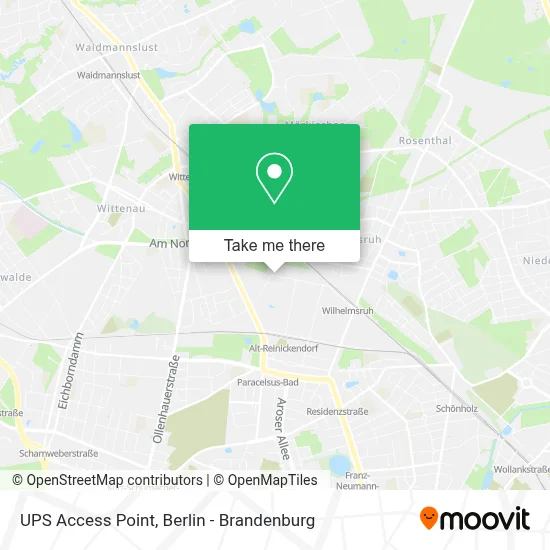 Ups Access Point map