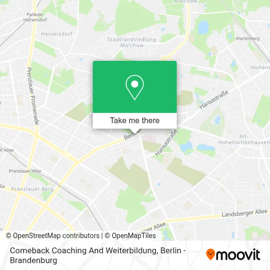 Comeback Coaching And Weiterbildung map
