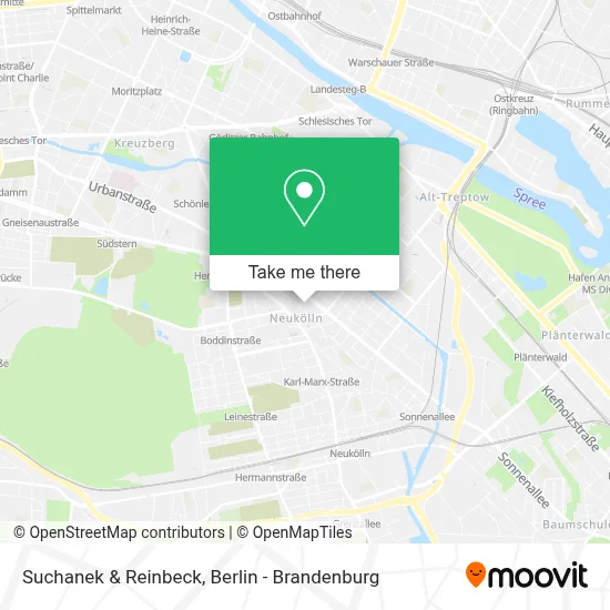 Suchanek & Reinbeck map