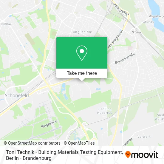 Toni Technik - Building Materials Testing Equipment map