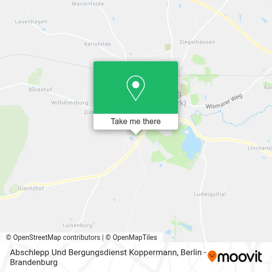 Abschlepp Und Bergungsdienst Koppermann map