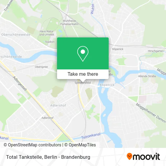 Total Tankstelle map