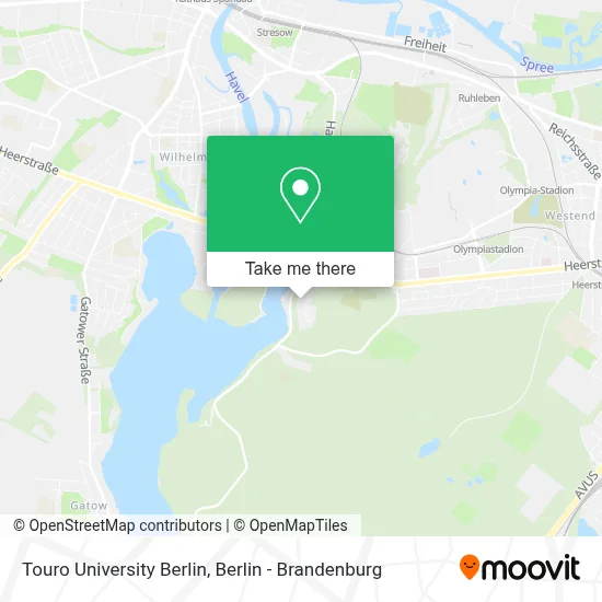 Touro University Berlin map