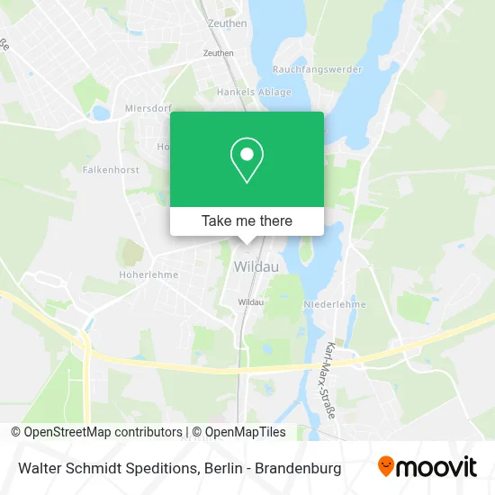 Walter Schmidt Speditions map