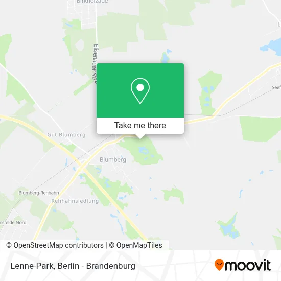 Lenne-Park map
