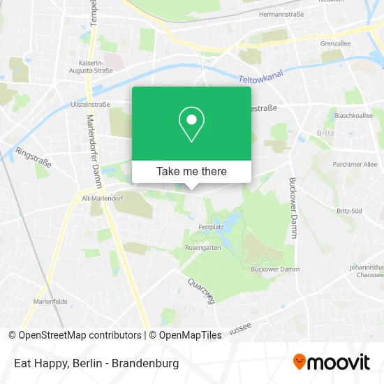 Eat Happy map