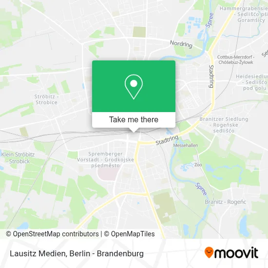 Lausitz Medien map