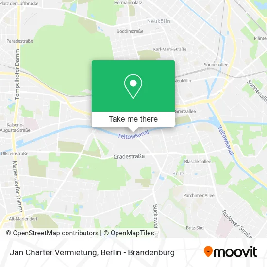 Jan Charter Vermietung map