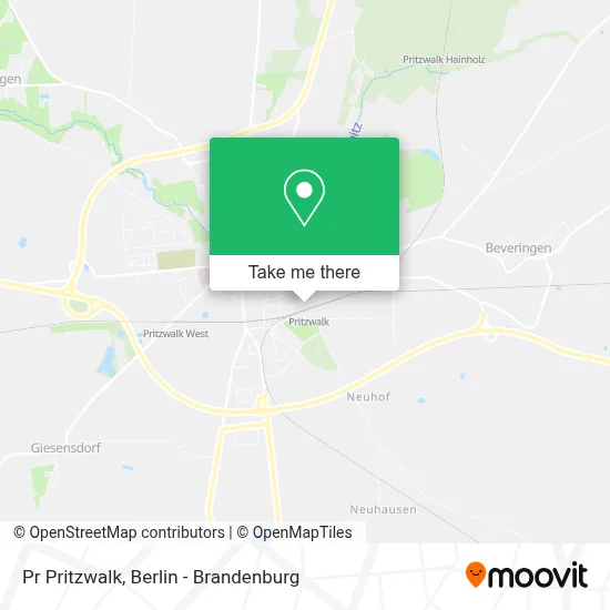Pr Pritzwalk map