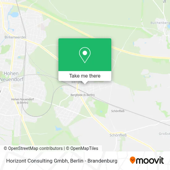 Horizont Consulting Gmbh map