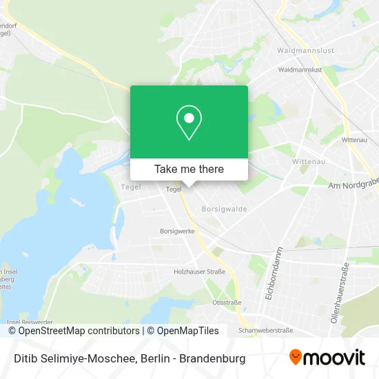 Ditib Selimiye-Moschee map