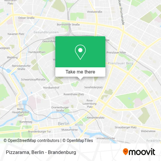 Pizzarama map