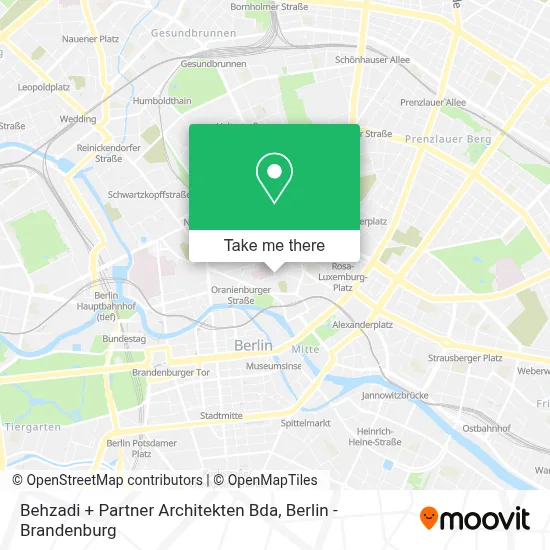Behzadi + Partner Architekten Bda map