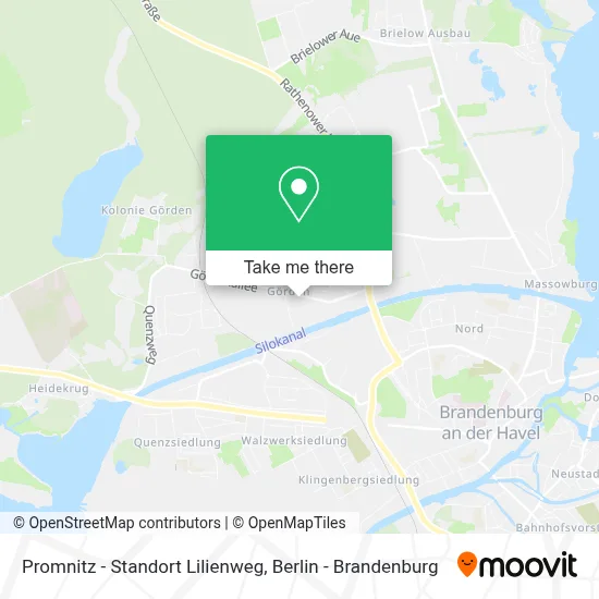 Promnitz - Standort Lilienweg map