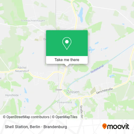 Shell Station map