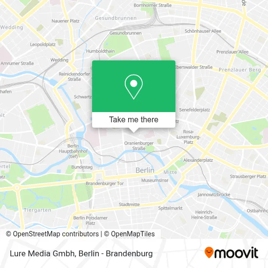 Lure Media Gmbh map