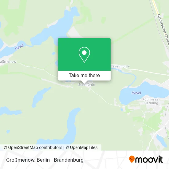 Großmenow map
