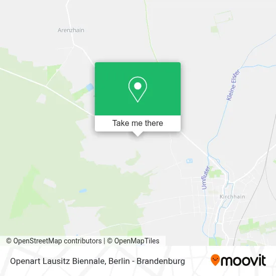 Openart Lausitz Biennale map