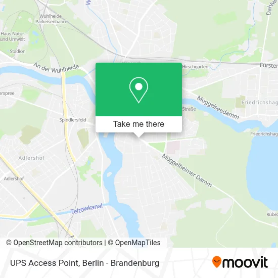 Ups Access Point map