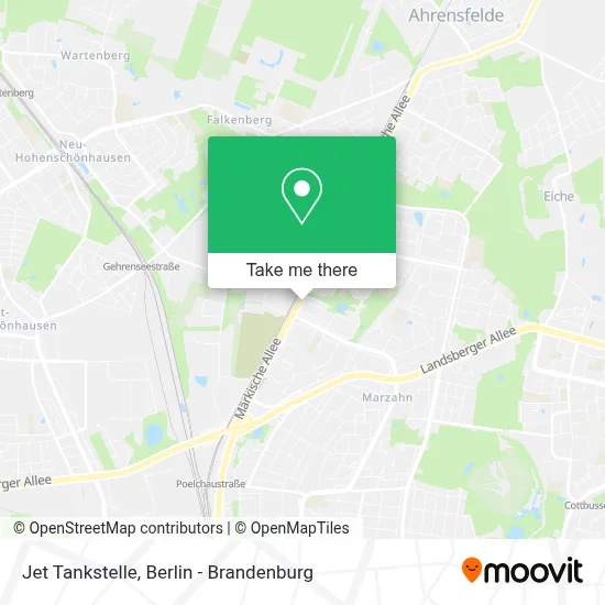 Jet Tankstelle map