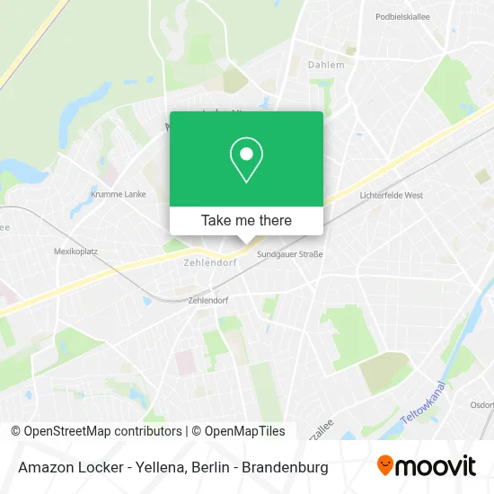 Amazon Locker - Yellena map