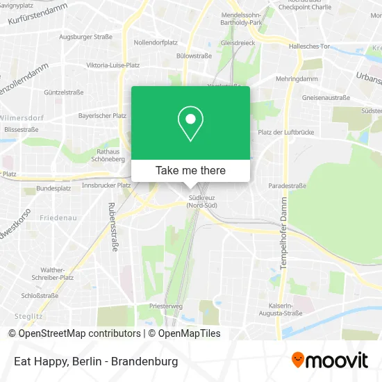 Eat Happy map