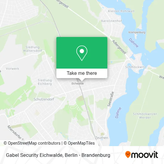 Gabel Security Eichwalde map