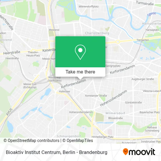 Bioaktiv Institut Centrum map