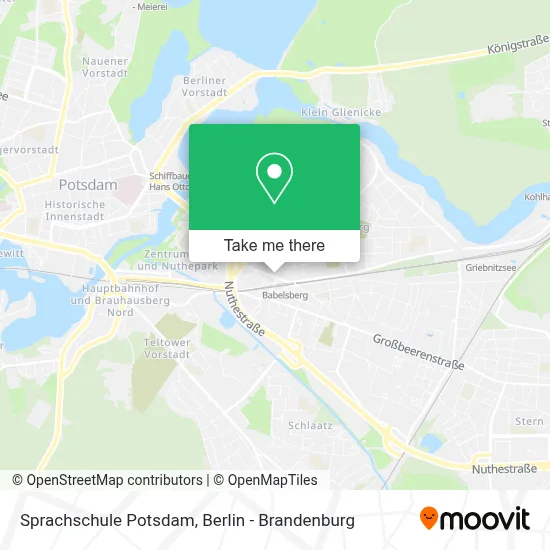 Sprachschule Potsdam map