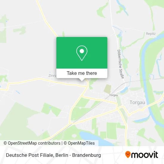 Deutsche Post Filiale map