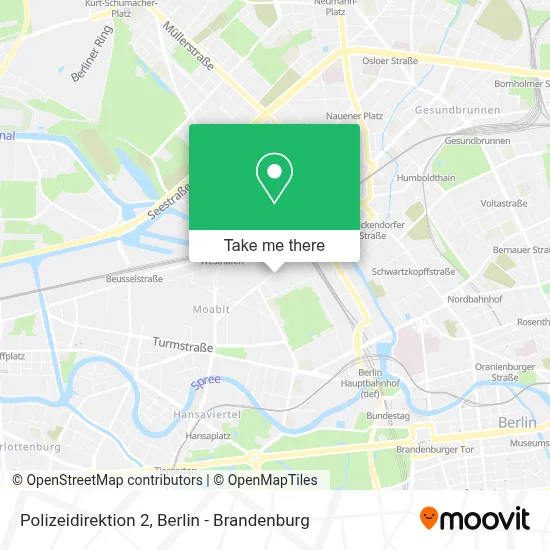 Polizeidirektion 2 map