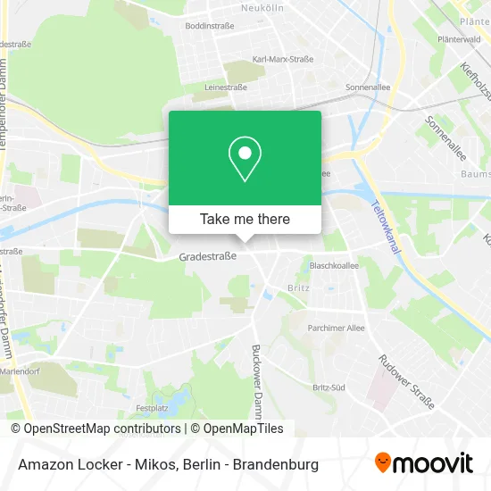 Amazon Locker - Mikos map